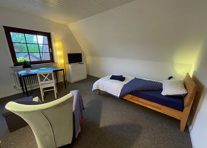 Appartement Monteurwohnung Korte, Teams, 4 Einzelzimmer, 2 Doppelzimmer 2024 Renoviert, Smart Tv, Garten, 3 Baeder *